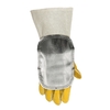 Hochhitzefester, aluminisierter Handschutz mit Leder rückseite